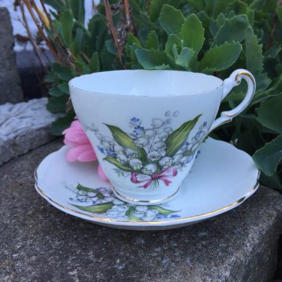 Чайная пара Regency Англия 1950-е годы уценка