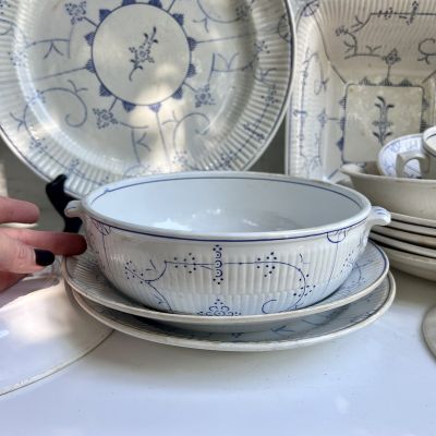 Салатник с ручками 20 см Boch la Louviere Бельгия