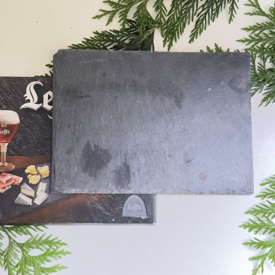 Поднос для сервировки 18х24 см натуральный сланец Европы без коробки