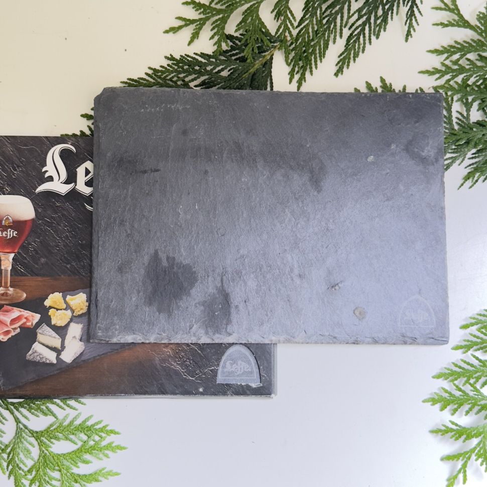 Поднос для сервировки 18х24 см натуральный сланец Европы без коробки