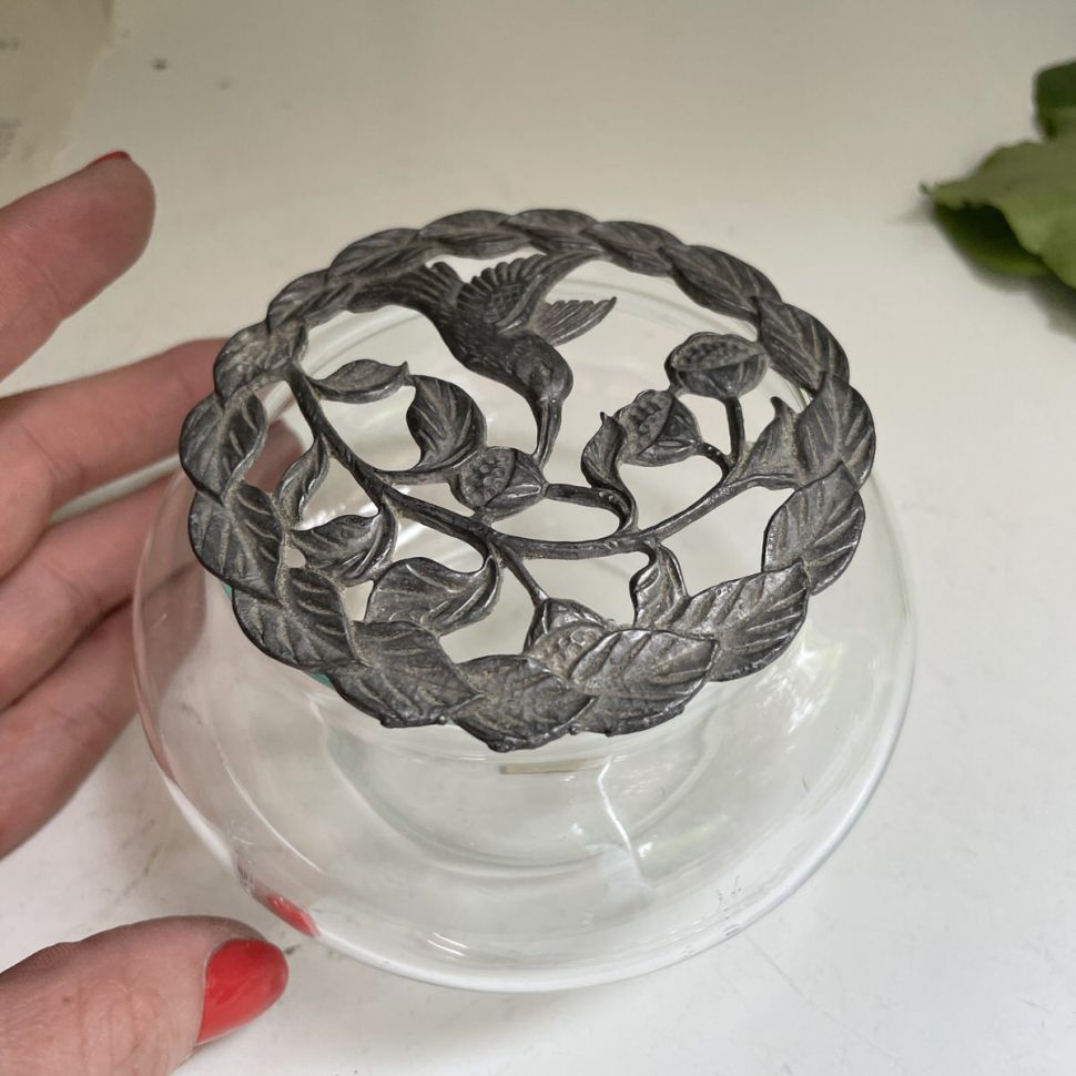 Роузбол 7 см стекло металл Голландия