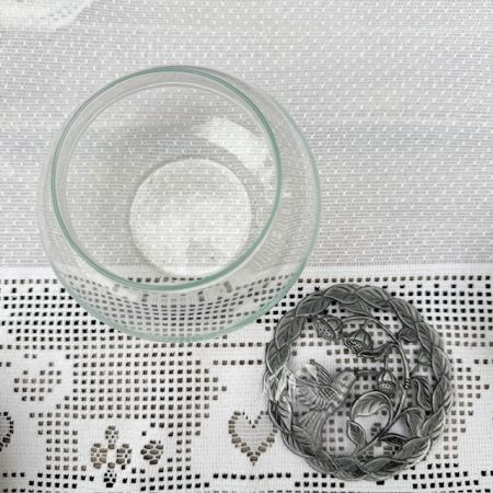Роузбол 7 см стекло металл
