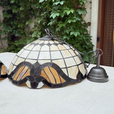 Люстра Тиффани 82 см металл стекло     