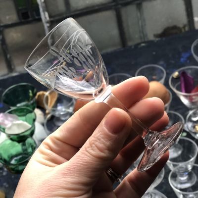 Рюмка 25 мл Веточка хрусталь Швеция