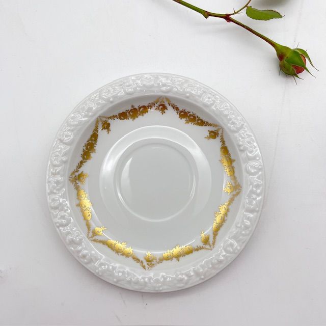 Чайная пара Rosenthal Maria Classic Rose золотые цветы 200 мл Германия