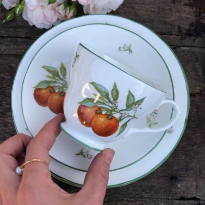 Чайная пара Oranges Christineholm 170 мл фарфор Англия