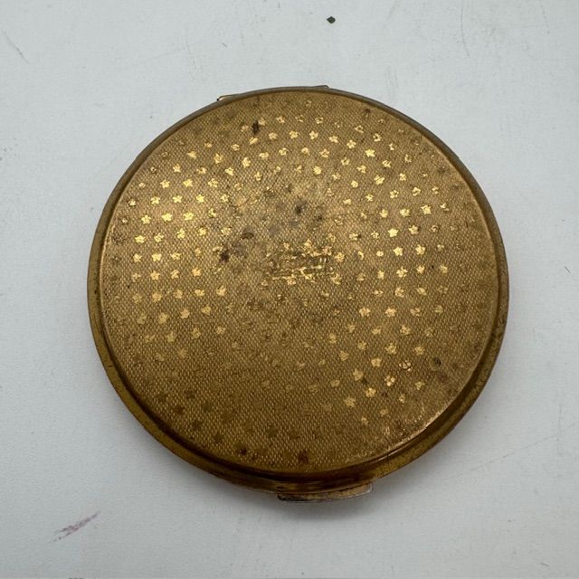 Пудреница Stratton с синими цветами 8 см Англия