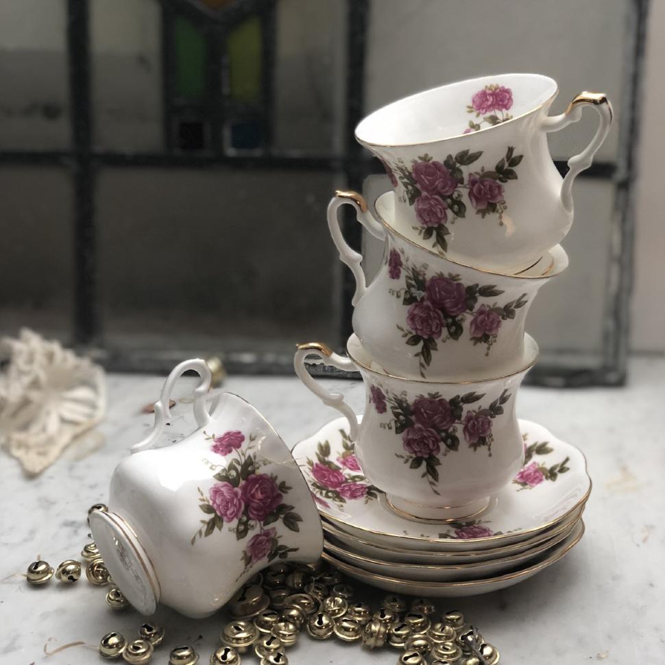​Кофейная пара Royal Ascot "Red Rose", Англия