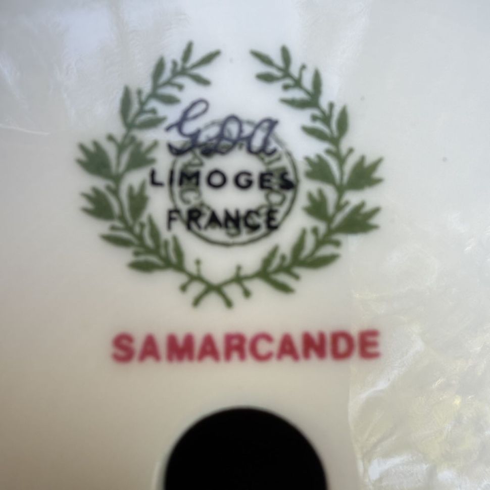 Ваза с крышкой чайница GDA Limoges Samarkand 36 см Франция