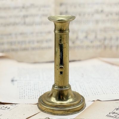 Подсвечник с подъемным механизмом 17 см Франция бронза