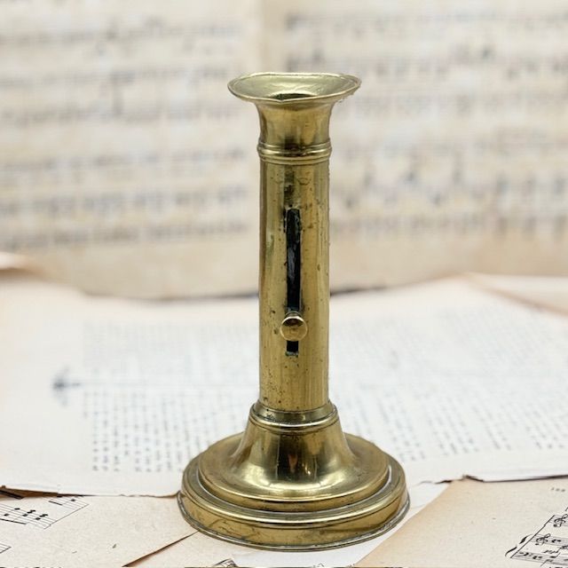 Подсвечник с подъемным механизмом 17 см Франция бронза