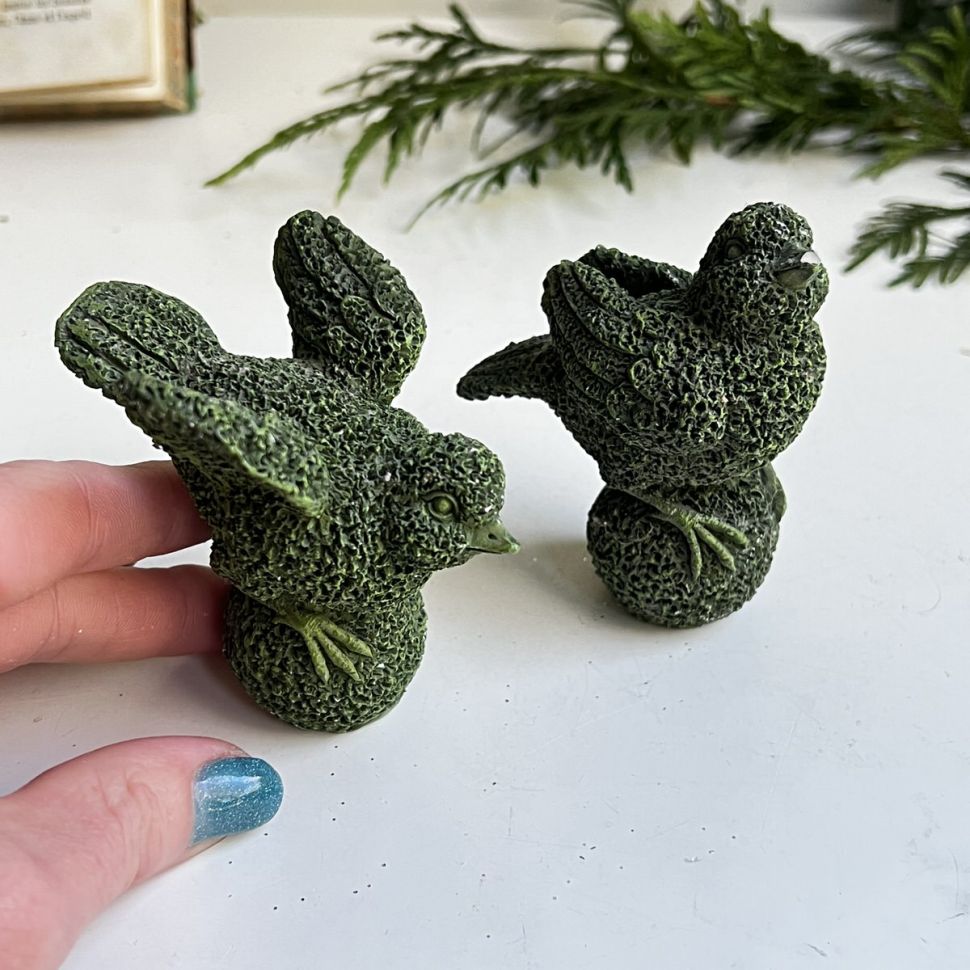 Статуэтка Воробей набор 2 шт. полипласт