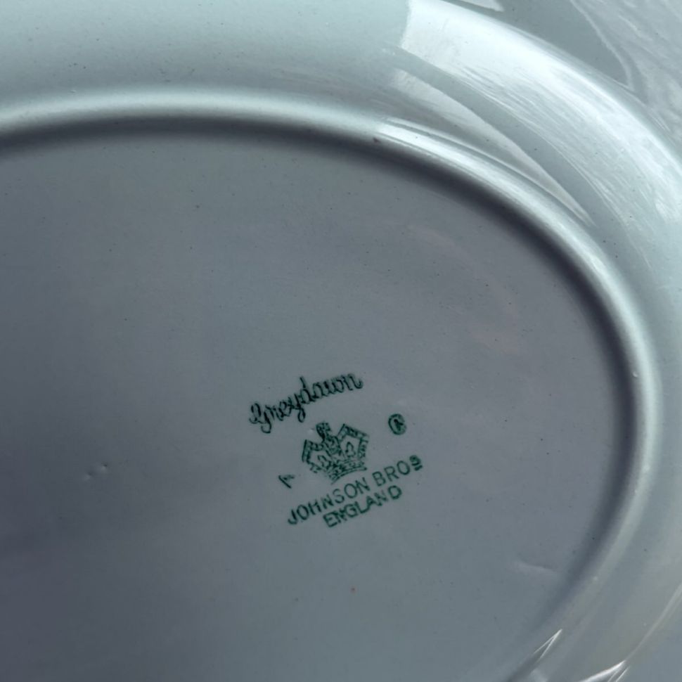 Блюдо 36 см Greydawn Blue Johnson Brothers Англия уценка