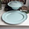 Блюдо 36 см Greydawn Blue Johnson Brothers Англия уценка