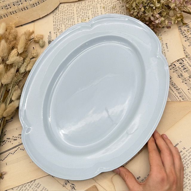 Блюдо 36 см Greydawn Blue Johnson Brothers Англия уценка