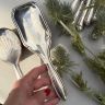 Щетка расческа 23 см серебрение