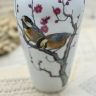 Ваза Franklin Porcelain 1981 Синица