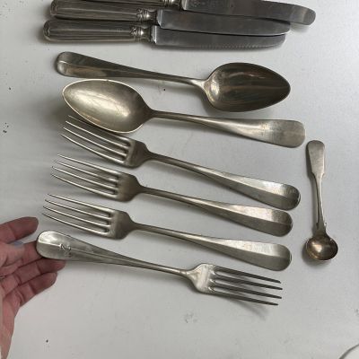 Вилка столовая Slata Швеция сталь 20,5 см гравировка цифра &quot;2&quot;