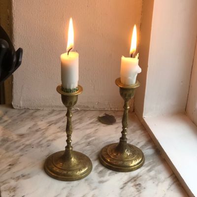 Подсвечник 13 см латунь