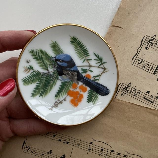 Тарелка 8 см Franklin Songbirds 1981 Wren