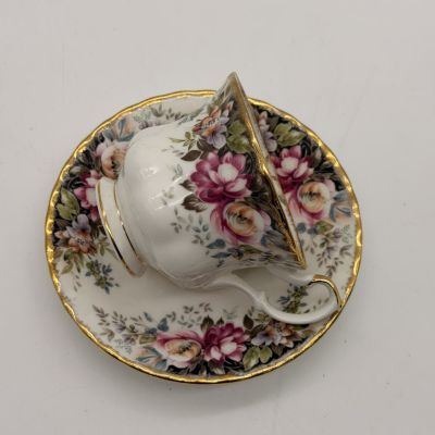 Чайная пара Royal Albert Autumn Roses 200 мл фарфор Англия