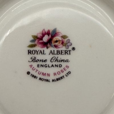 Чайная пара Royal Albert Autumn Roses 200 мл фарфор Англия