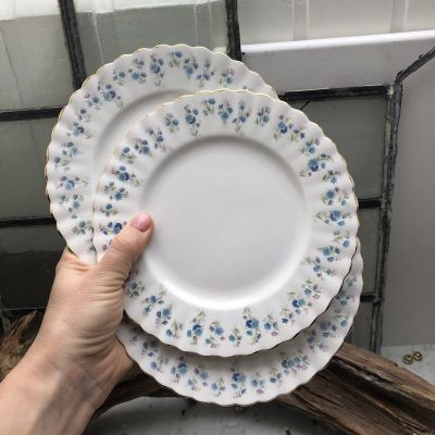 Тарелка плоская Незабудки 18 см Royal Albert, Англия 