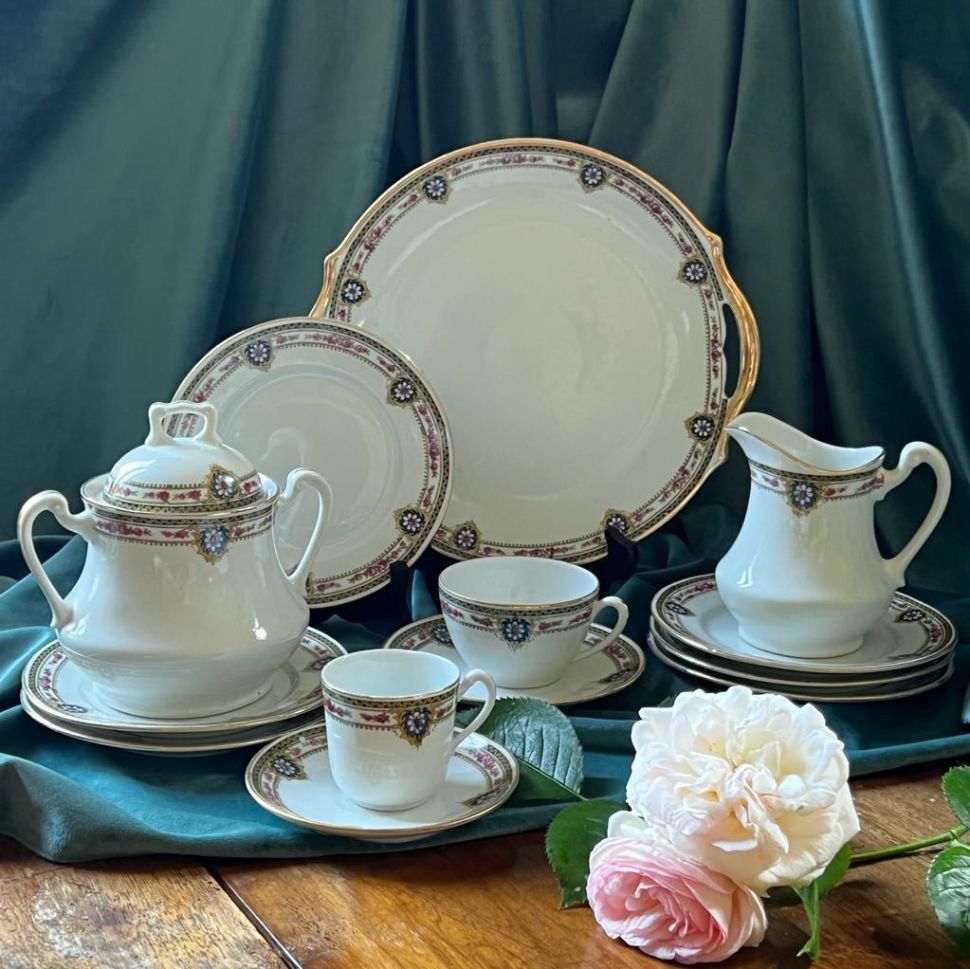 Кофейная пара 80 мл фарфор Франция