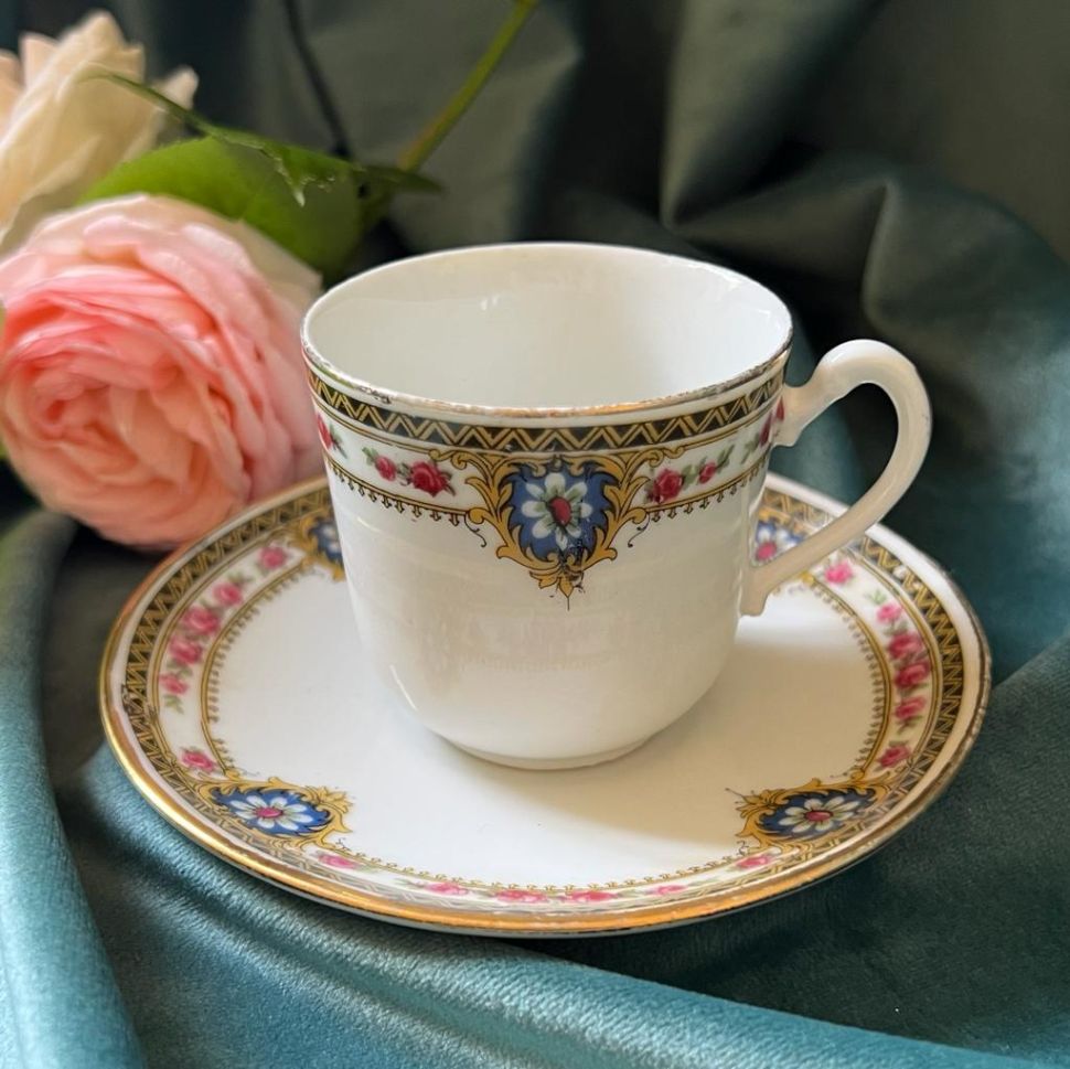 Кофейная пара 80 мл фарфор Франция