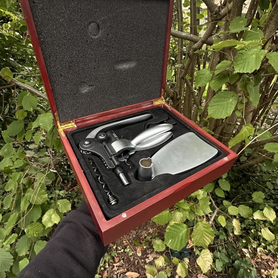 Набор сомелье в деревянной коробке