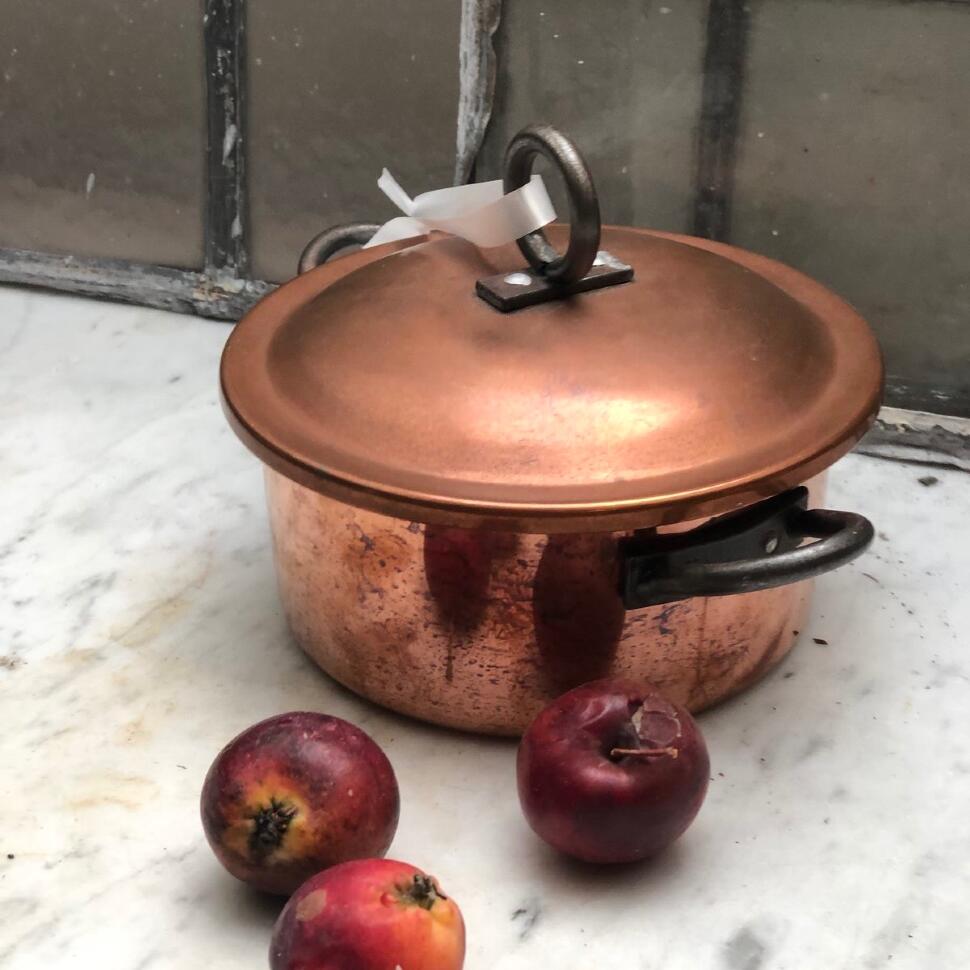 Кастрюля 700 мл с крышкой медь Швеция