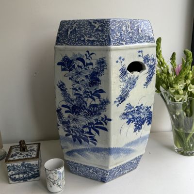 Столик табурет японский садовый 47 см фарфор шинуазри