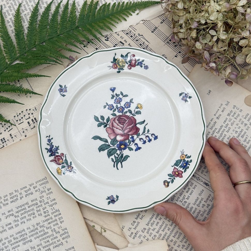 Тарелка Alt Strassburg ВиллеройБох 19 см фарфор Германия