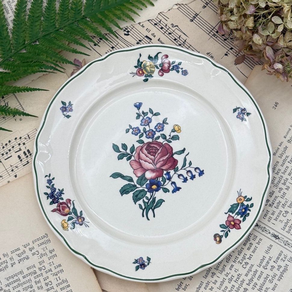 Тарелка Alt Strassburg ВиллеройБох 19 см фарфор Германия