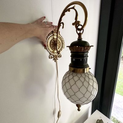 Светильник настенный 51 см латунь