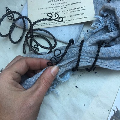 Кольцо для салфетки Витое