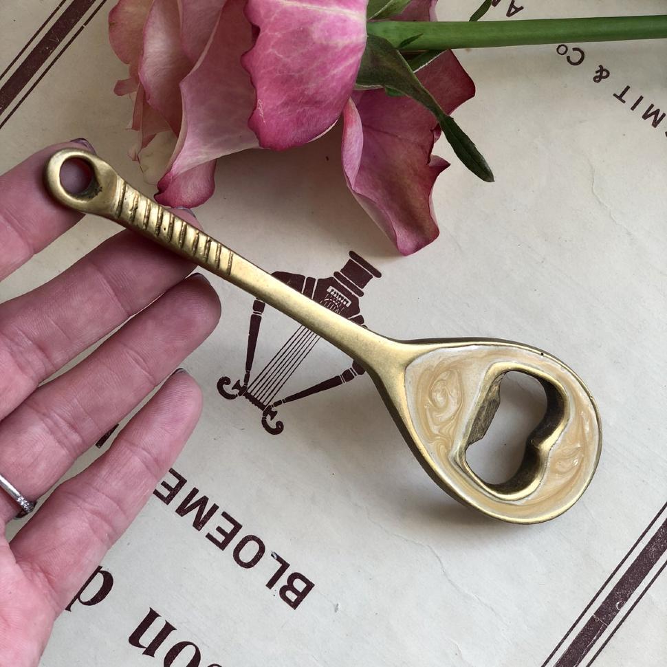 Открывашка латунь эмаль