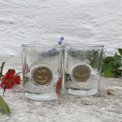 Рюмка 50 мл корабль монета