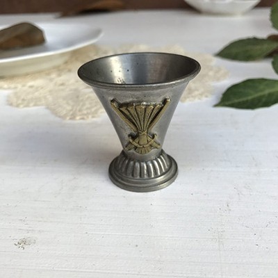 Стопочка рюмка оловянная