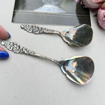 Ложка совок 13 см серебрение 