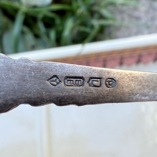 Ложка совок 13 см серебрение 