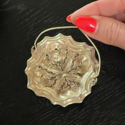 Ситечко для чая 7 см серебро Франция