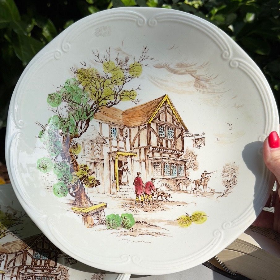 Блюдо Gien Ludlow 30 см Франция 