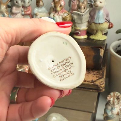 Статуэтка Beatrix Potter Appley Dapply Англия