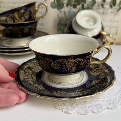 Чайная пара Rosenthal кобальт 170 мл Германия 