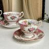 Чайная пара Royal Albert Lady Carlyle 200 мл Англия 1950-1970 гг.