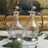 Графин мини 200 мл хрусталь серебрение Франция