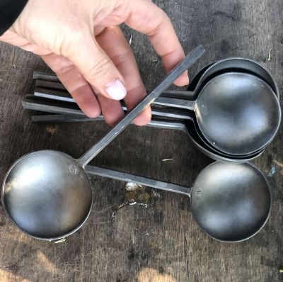 Ложка традиционная скандинавская олово