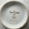 Ваза Салатник 27 см Romeo and Juliet Franklin Mint 1987 г.