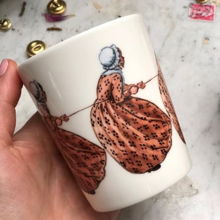Чашка без ручки 280 мл Aunt Brown Elsa Beskow Design House Stockholm